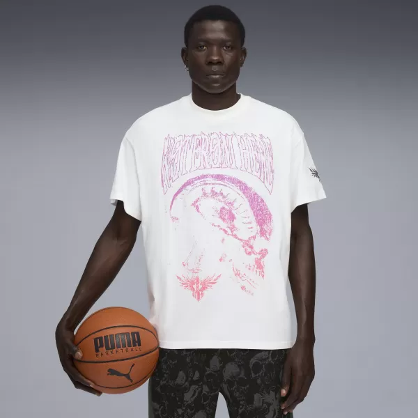  Tričko PUMA MELO WORLD TOUR-NAMENT TEE I 63237201 PUMOVÁ BIELA 