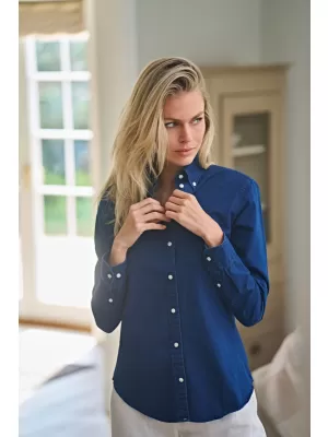 Dámska košeľa TEE JAYS | TJ 4003 INDIGO BLUE