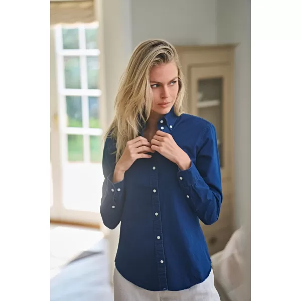  Dámska košeľa TEE JAYS | TJ 4003 INDIGO BLUE 