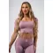 Tvarujúci bezšvový crop top FLOW SEAMLESS 499 PINK Nebbia