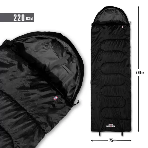  Spací vak PENTAGON SENTINEL SLEEPING BAG 220GR/M² D19001 ČIERNA 