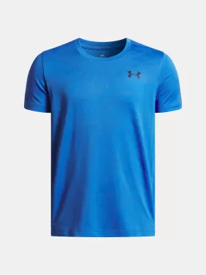 Chlapčenské tričko UNDER ARMOUR UA TECH VENT JCQRD SS 1390019-402 MODRÁ