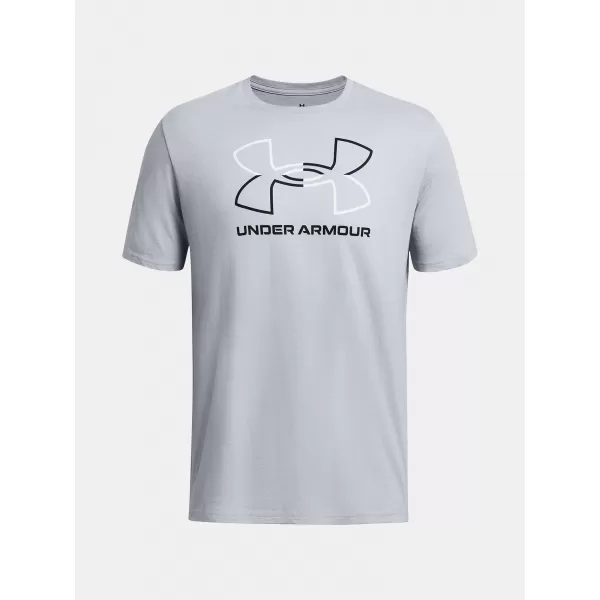  Pánske tričko UNDER ARMOUR UA GL FOUNDATION UPDATE SS 1382915-011 SIVÁ 