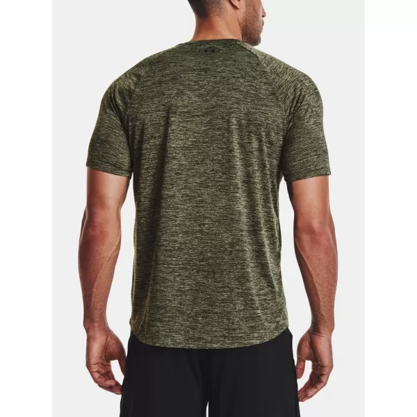  Pánske tričko UNDER ARMOUR UA TECH 2.0 SS TEE 1326413-390 ZELENÁ 