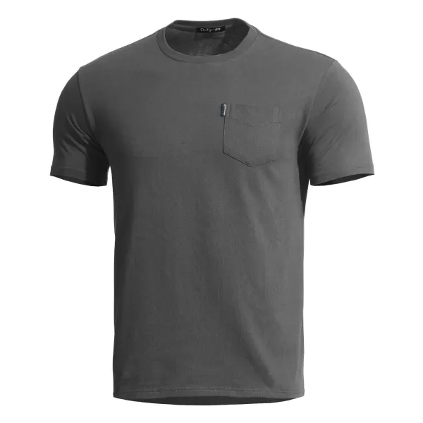  tričko PENTAGON AGERON T-SHIRT WITH POCKET K09012 VLK/SIVÁ 