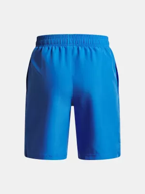 Chlapčenské šortky UNDER ARMOUR UA TECH WOVEN WORDMARK SHORT 1383341-402 MODRÁ