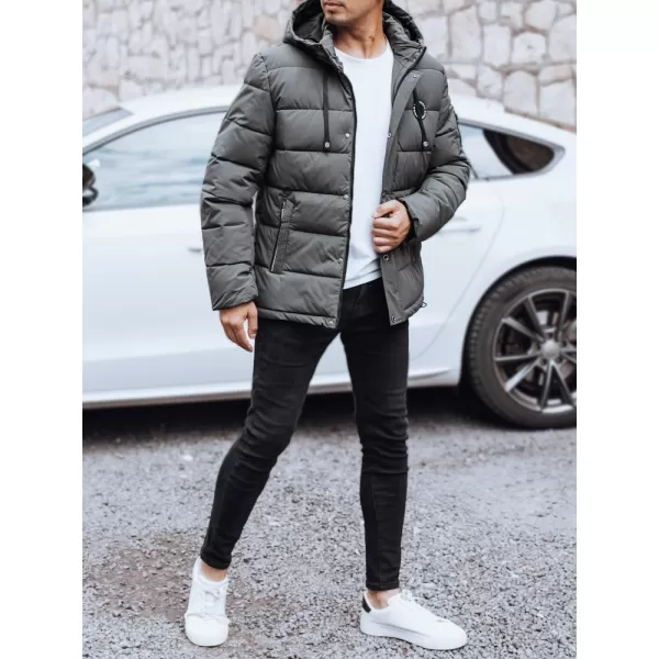  Pánska bunda DSTREET TX5053 TMAVO ŠEDÁ 