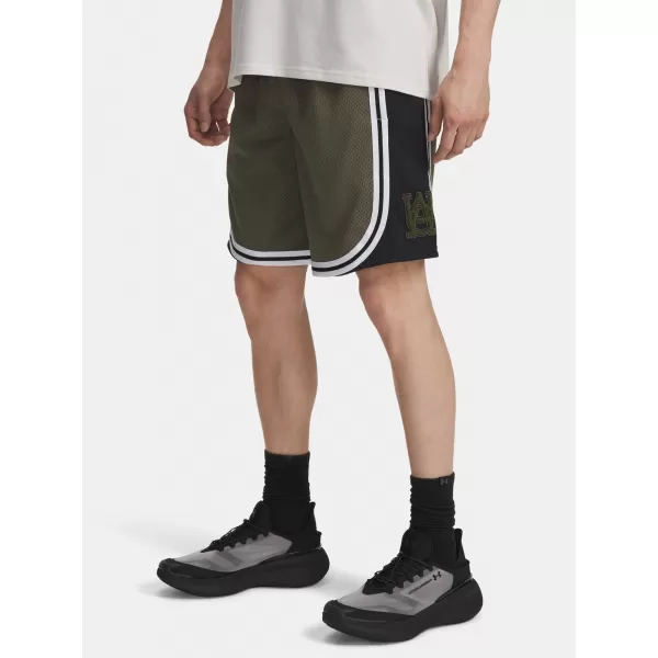  Pánske šortky UNDER ARMOUR UA M COURTSIDE SHORT 6004087-390 ZELENÁ 