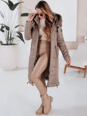 Dámska kabát DSTREET TY5027 BÉŽOVÝ