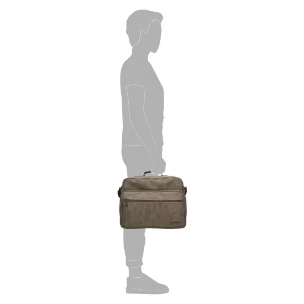  Taška ENRICO BENETTI ROTTERDAM 15 NOTEBOOK BAG 20 L STREDNE TAUPE 