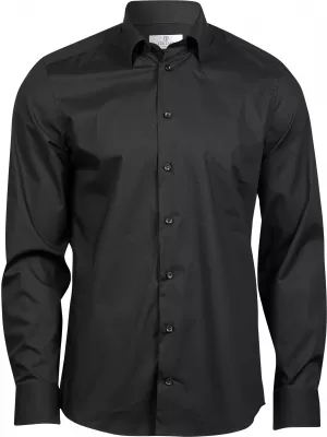 Pánska košeľa TEE JAYS | TJ 4024 BLACK