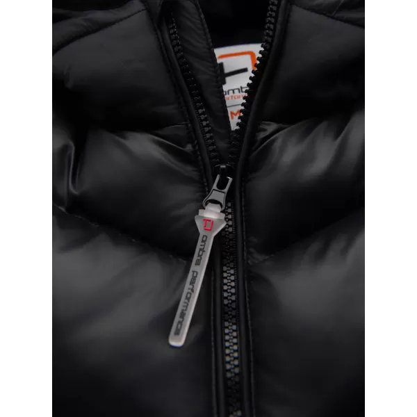  Pánska bunda OMBRE OM-JAHP-0303 ČIERNA 