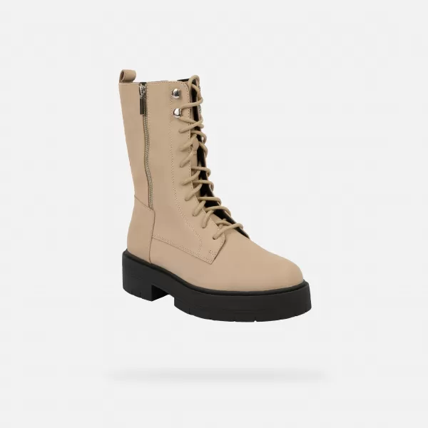  Dámske topánky GEOX SPHERICA EC7 G015003 BÉŽOVÁ 