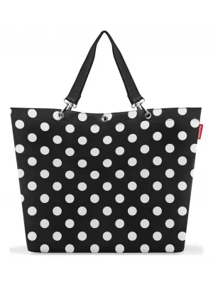 Kabelka REISENTHEL SHOPPER XL BODKY BIELE