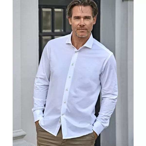  Pánska košeľa TEE JAYS | TJ 4030 WHITE 