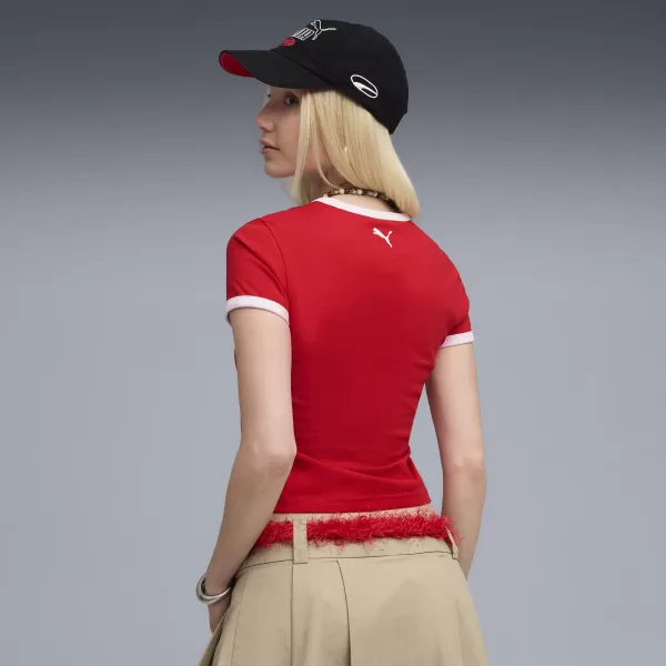  Dámske tričko PUMA FUTURE NAVŽDY ČERVENÁ 