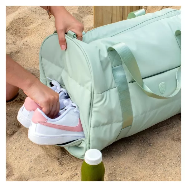  Holdall HEYS Puffer Duffel Bag ŠALVIA ZELENÁ 