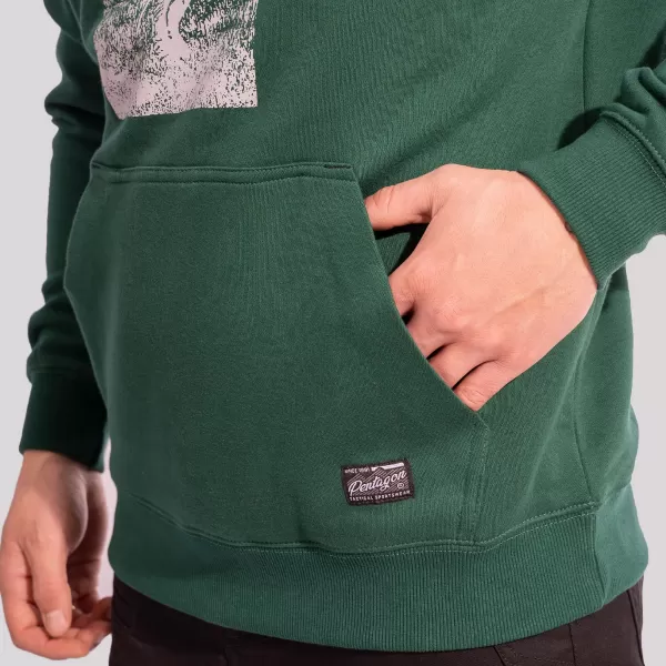  Mikina PENTAGON PHAETON HOOD SWEATER K09021-SS83 SKOKAN ZELENÝ 