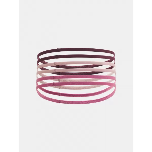  Dámske gumičky UNDER ARMOUR W MINI ELASTIC 6PK 1389932-602 ČERVENÁ 