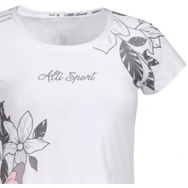 Dámska voľnočasová košeľa premium ALTISPORT VOJ/ALW119TR06 BIELA 