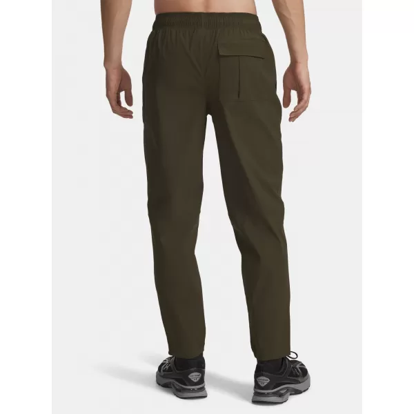  Pánske športové nohavice UNDER ARMOUR UA UNSTPBLE WOVEN TX TAPER 6003865-308 ZELENÁ 