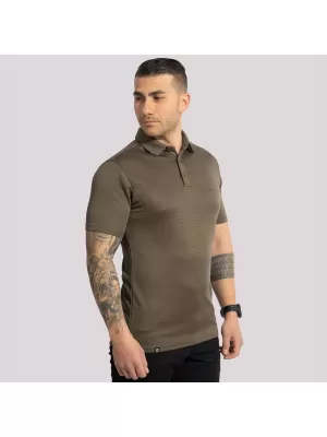 Pánske tričko s golierom PENTAGON VANQUISH POLO SHIRT K09048 BIELA