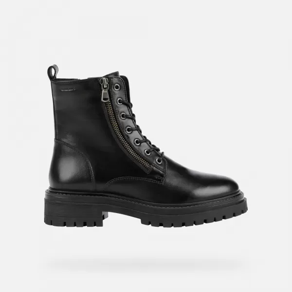  Dámske topánky GEOX IRIDEA G004094 ČIERNA 