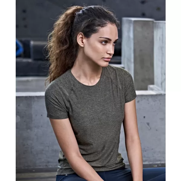  Dámske tričko TEE JAYS | TJ 7021 OLIVE MELANGE 