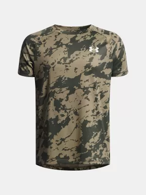 Chlapčenské tričko UNDER ARMOUR UA TECH 2.0 SS 1363284-392 ZELENÁ
