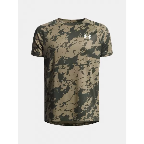  Chlapčenské tričko UNDER ARMOUR UA TECH 2.0 SS 1363284-392 ZELENÁ 