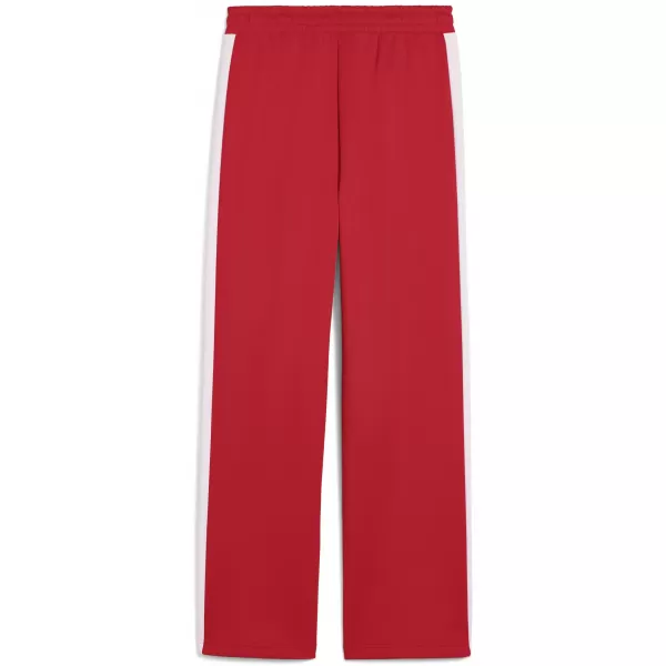  Dámske tepláky PUMA T7 ALWAYS ON STRAIGHT TRACK PANTS OP 62979711 NAVŽDY ČERVENÁ 