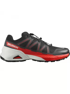 Pánske topánky SALOMON SPEEDCROSS PEAK ČIERNA/ASFALTOVÁ/OHNIVÁ ČERVENÁ