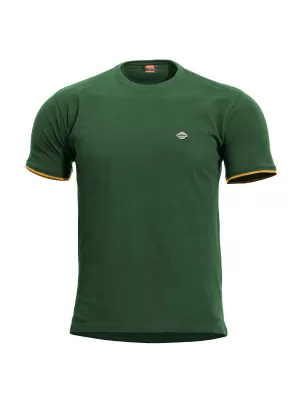 tričko PENTAGON LEVANTES CREWNECK STRIPES K09026 SKOKAN ZELENÝ