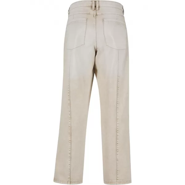  Džínsy URBAN CLASSICS TB7605 BIELE ŠPINAVÉ UMÝVANÉ 
