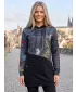 Dámska mikina KIXMI VONITA TMAVO ŠEDÁ