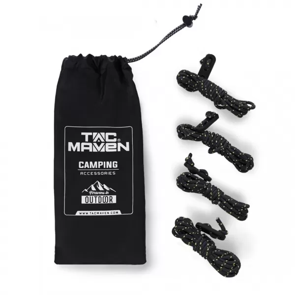  Šnúry PENTAGON CORD LANYARD WITH TENSIONER D19031 ČIERNA 