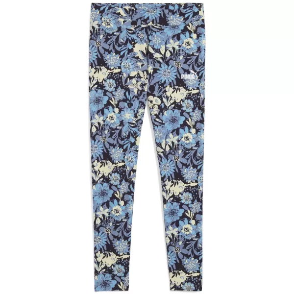  Dámske legíny PUMA ESS NATURE 2 0 AOP LEGGINGS 68808034 CHLADNÁ MODRÁ 