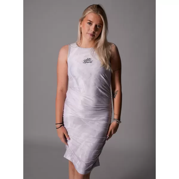  Dámske prémiové šaty ALTISPORT VOJ/ALW096SAT03 BIELA 
