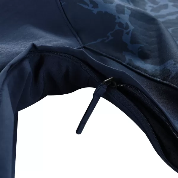  Pánska bunda so softshell ALPINE PRO HOOR MODRÝ 