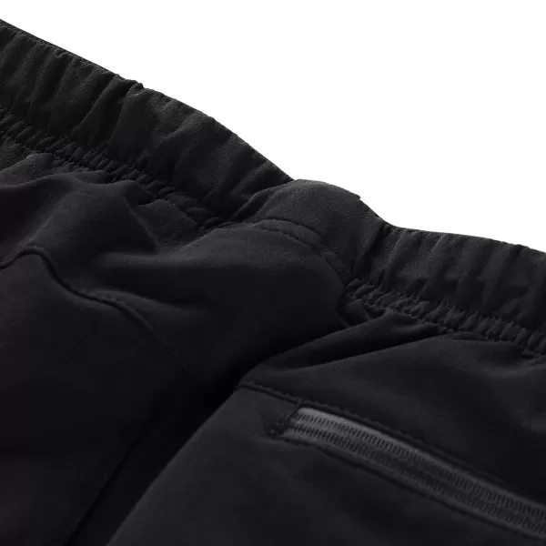  Pánske softshell nohavice ALPINE PRO HURF 2 ČIERNY 