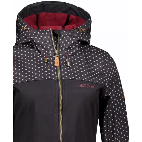  Dámska bunda softshell ALTISPORT GEMEE ČIERNY 