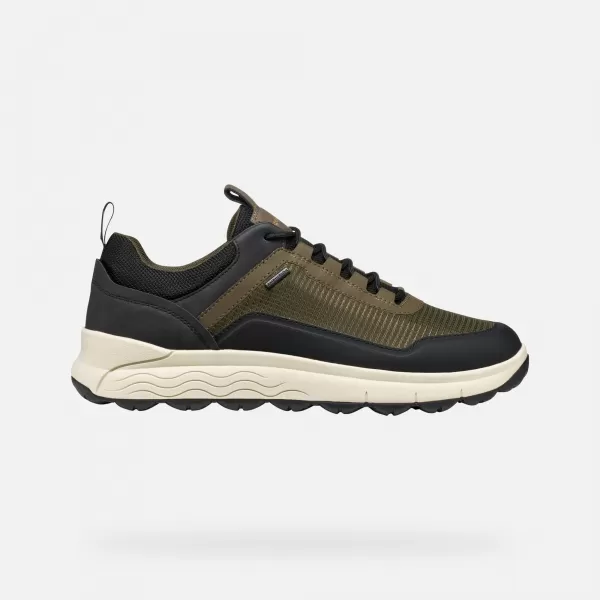  Pánske tenisky GEOX SPHERICA 4X4 B ABX G011286 KAKI 