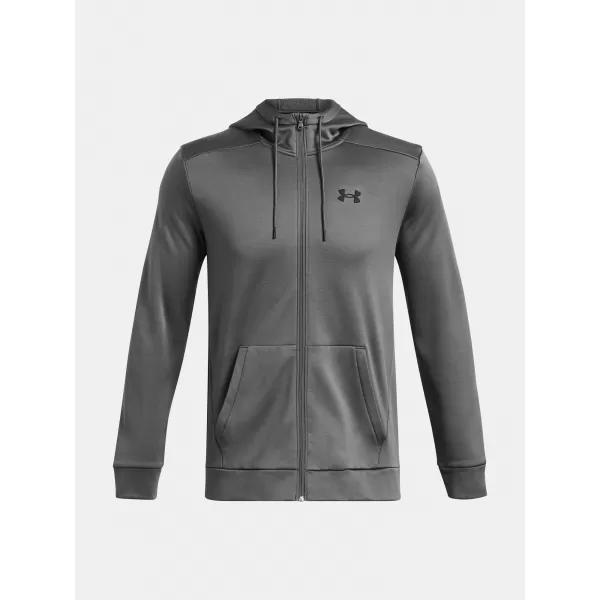  Pánska mikina UNDER ARMOUR UA ARMOUR FLEECE FZ HOODIE 1373357-025 SIVÁ 