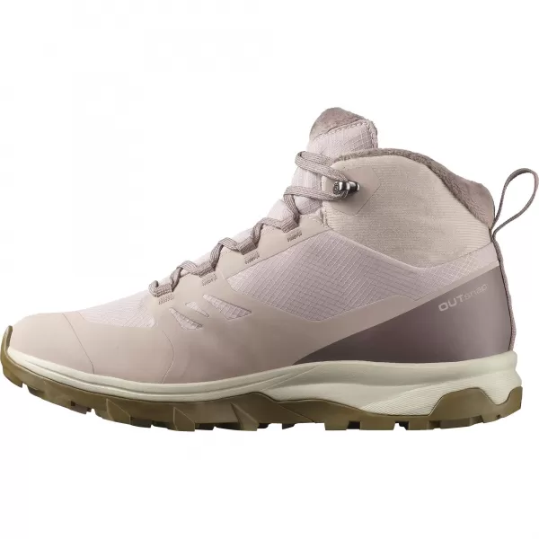  Dámske topánky SALOMON OUTSNAP WATERPROOF W ETHEREA/ŽELEZO/KOJOT HNEDÁ 