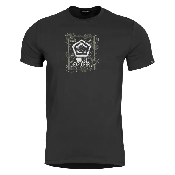  tričko PENTAGON AGERON NATURE EXPLORER K09012 ČIERNA 