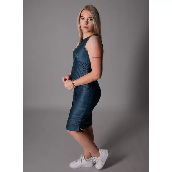  Dámske prémiové šaty ALTISPORT VOJ/ALW047SAT03 MODRÁ 
