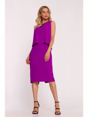 Šaty STYLOVE S422 LEVANDUĽA