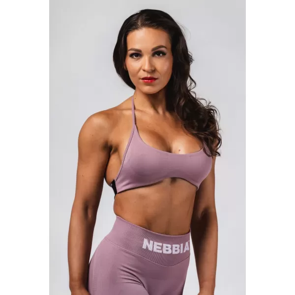  Bezšvová vyťahovacia športová podprsenka FLOW SEAMLESS 495 PINK Nebbia 
