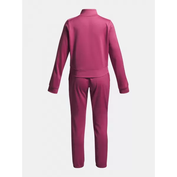  Dievčenská súprava UNDER ARMOUR UA ICON KNIT CROP TRACKSUIT 1386528-659 ČERVENÁ 