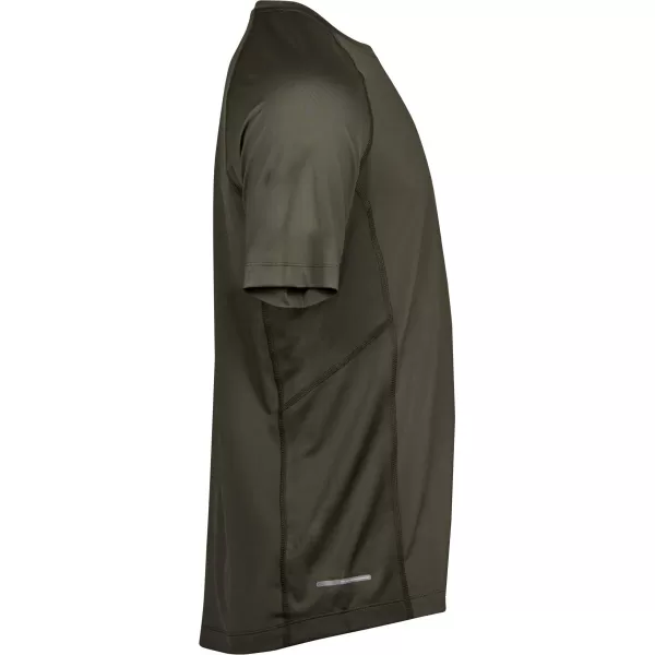 Pánske tričko TEE JAYS | TJ 7020 OLIVE MELANGE 